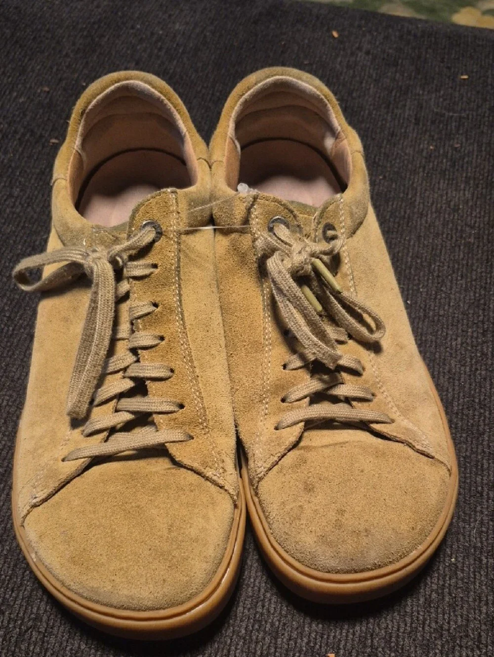 Birkenstock Men's Suede Sneakers in Tan